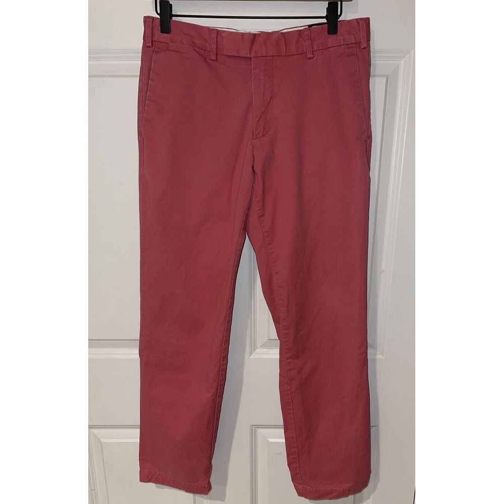 Polo Ralph Lauren Men's Pants Nantucket Red Stretch Custom Fit Chino 30 X 30